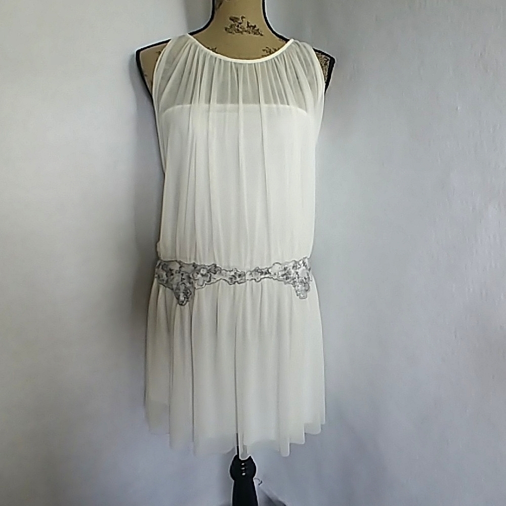 Free People Sheer Blousan Dress